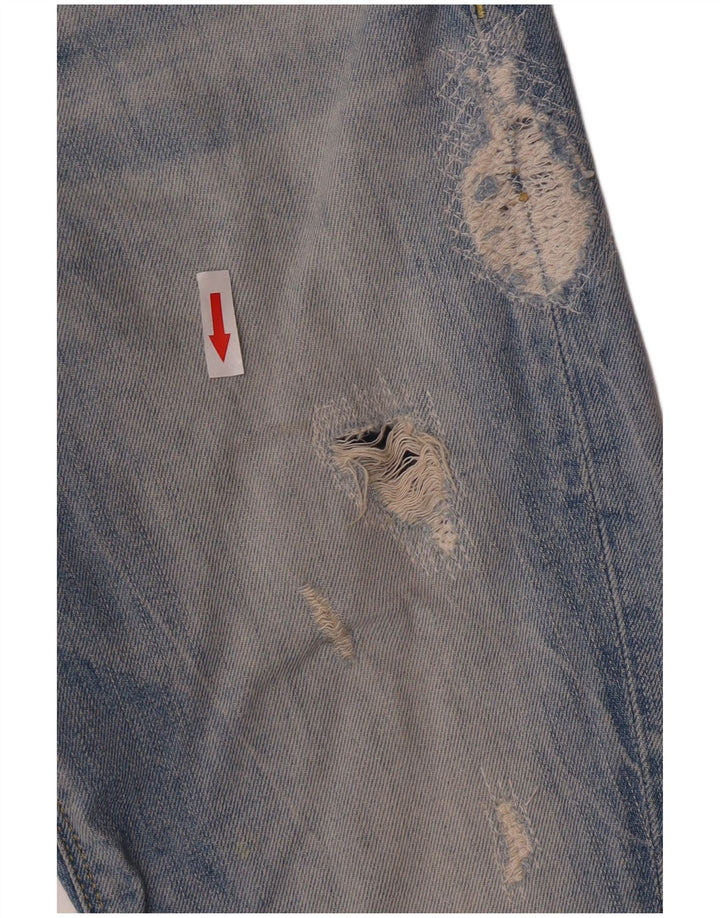 Guess Jean Slim effet vieilli W26 L24 en coton bleu pour femme