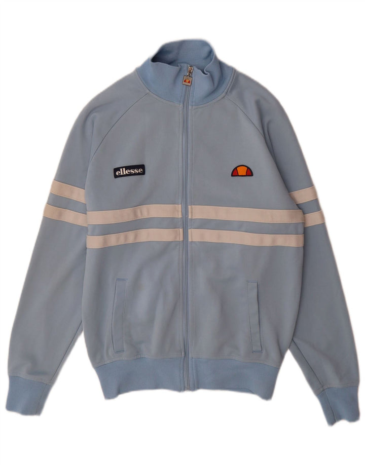 Ellesse Veste De Survêtement En Coton Rayé Bleu Moyen Homme