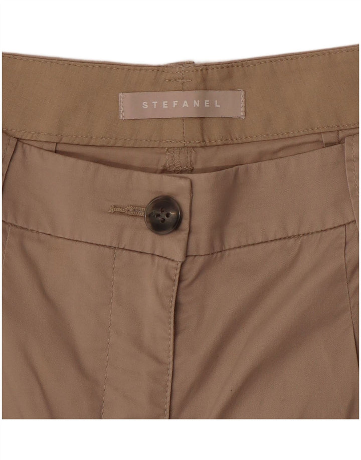 STEFANEL Short Chino Pegged Femme W30 Beige Moyen