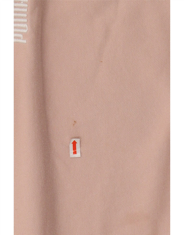 PUMA Pull à capuche surdimensionné pour femme UK 10 Petit Rose Coton