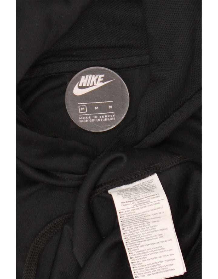Nike Pull à capuche graphique pour homme Noir moyen Polyester