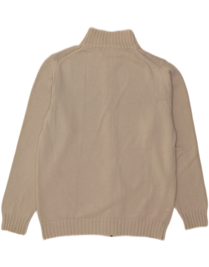Zara Cardigan Pull Large Blanc Cassé Homme