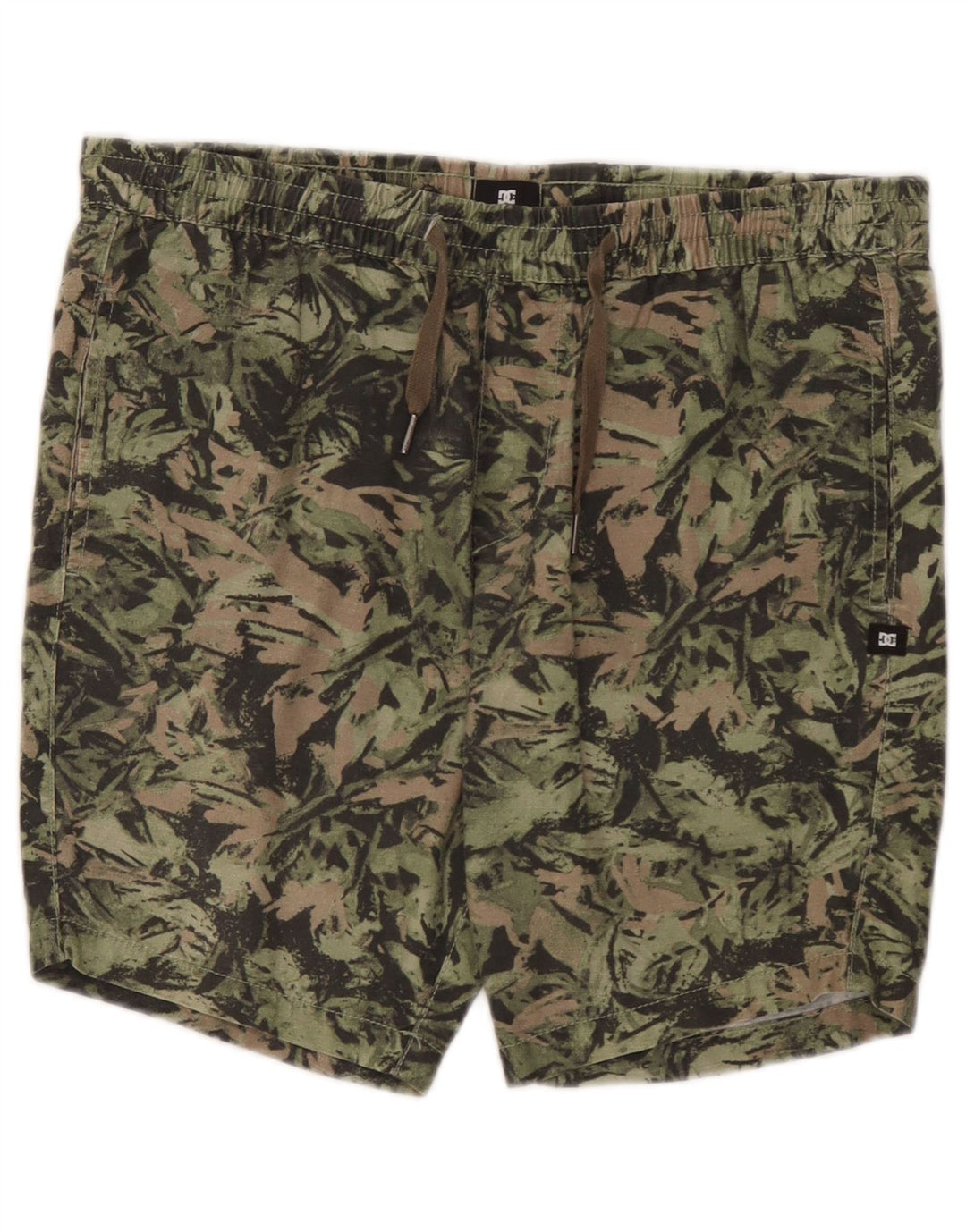 DC Short de Sport Homme Petit Vert Camouflage Coton