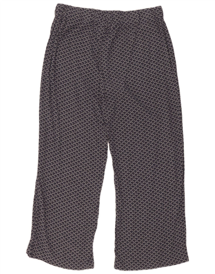 Marks & Spencer Pantalon décontracté à motif abstrait pour femme UK 16 Large W34 L30