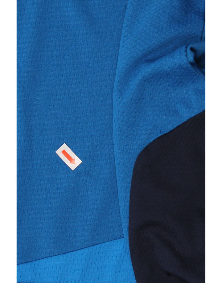 Adidas Hommes Climacool T-Shirt Top 2XL Bleu Marine Colorblock Polyester