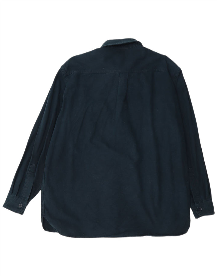 L.L.Bean Chemise Regular Fit pour Homme en Coton Bleu Marine Large