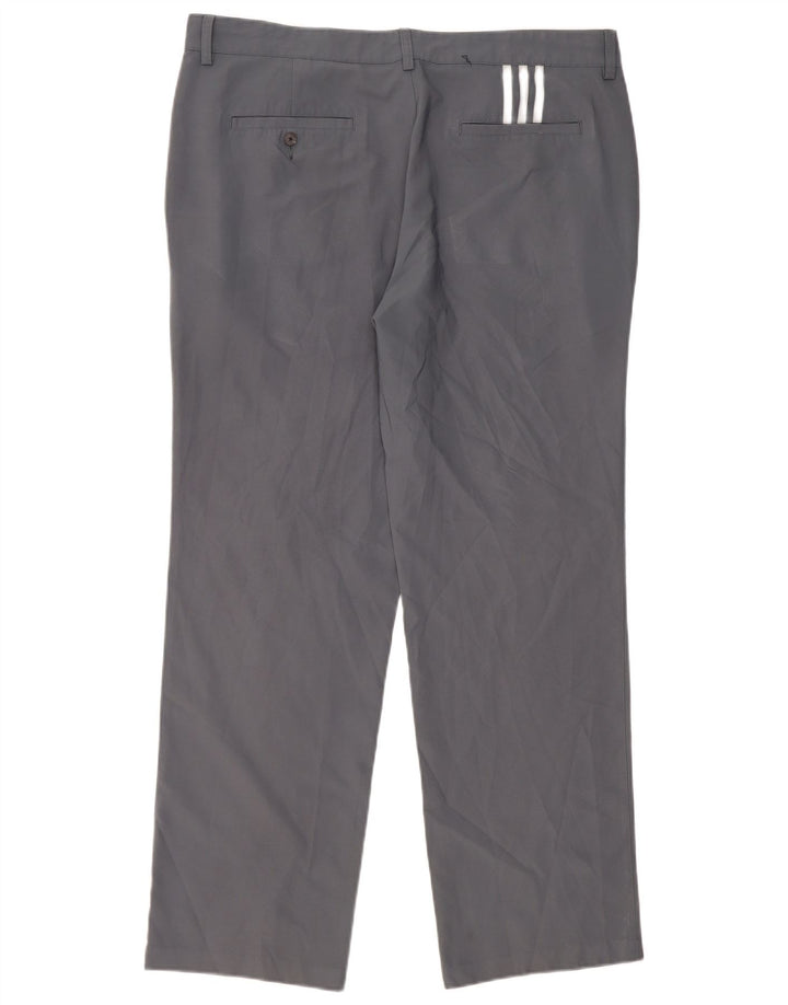 Adidas Pantalon Chino Droit Climalite Homme W38 L32 Gris Polyester