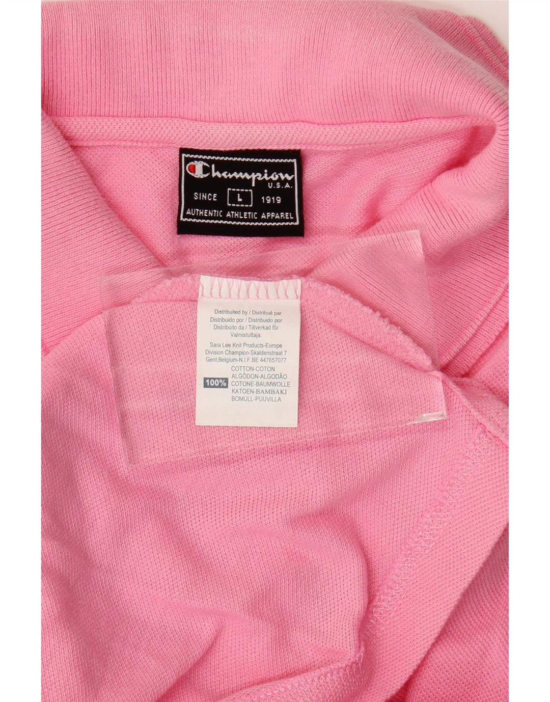 CHAMPION Polo sans manches pour femme UK 14 Large Rose Coton