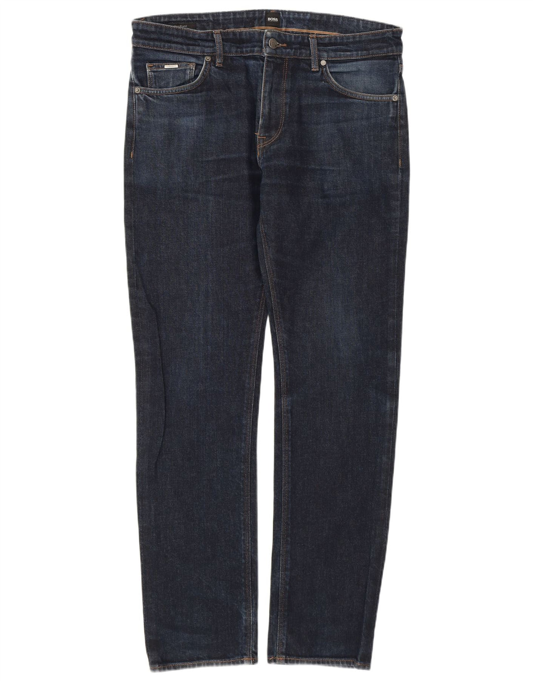 HUGO BOSS Jean Slim W34 L32 Homme Bleu Marine