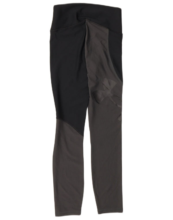 Under Armour Legging graphique pour femme UK 4 XS Gris Colorblock Polyester