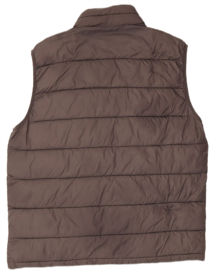 Jack Wills Gilet rembourré pour homme UK 40 Large Gris Nylon