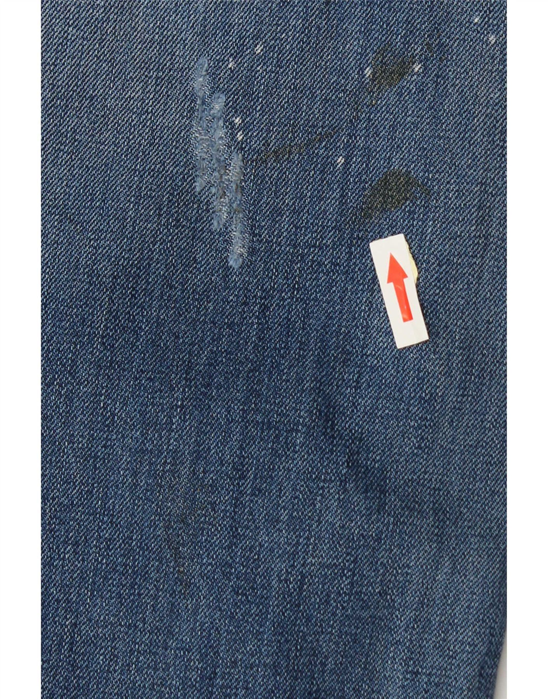 Diesel Jean droit vieilli W34 L34 en coton bleu pour homme