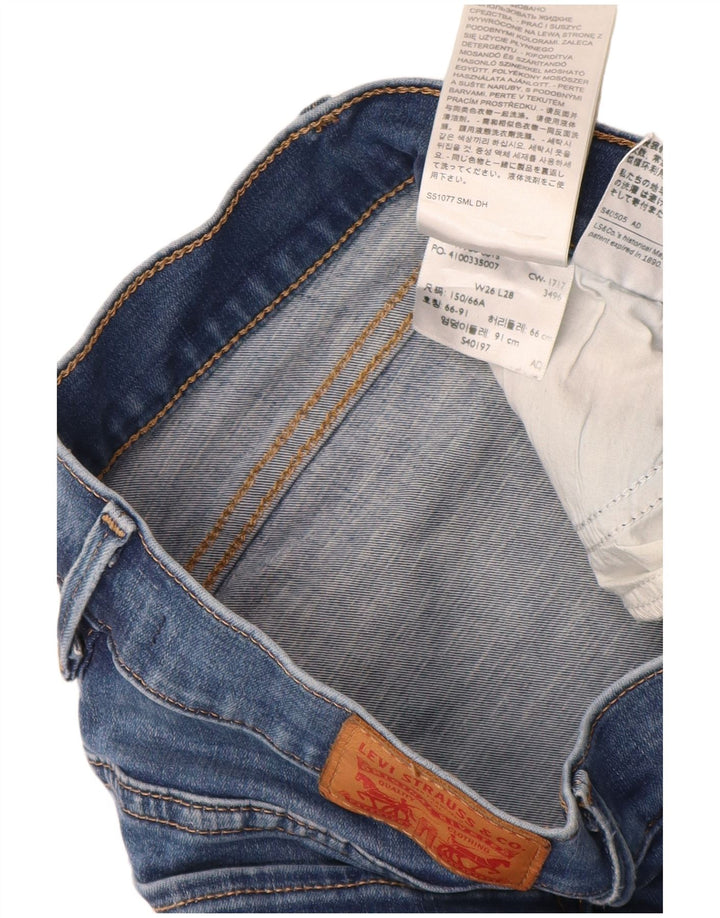 LEVI'S Jean 710 Super Skinny Femme W26 L28 Bleu Coton