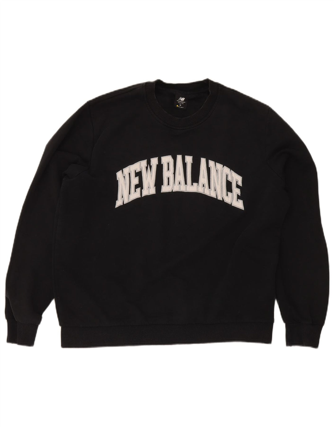 New Balance Sweat-Shirt Graphique Homme Noir Moyen Coton