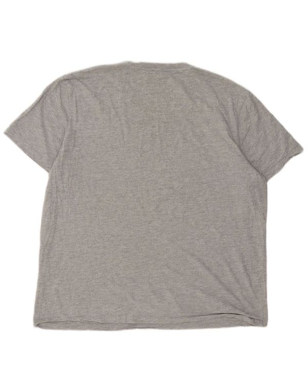 Jack & Jones T-Shirt Homme Top 2XL Gris Coton
