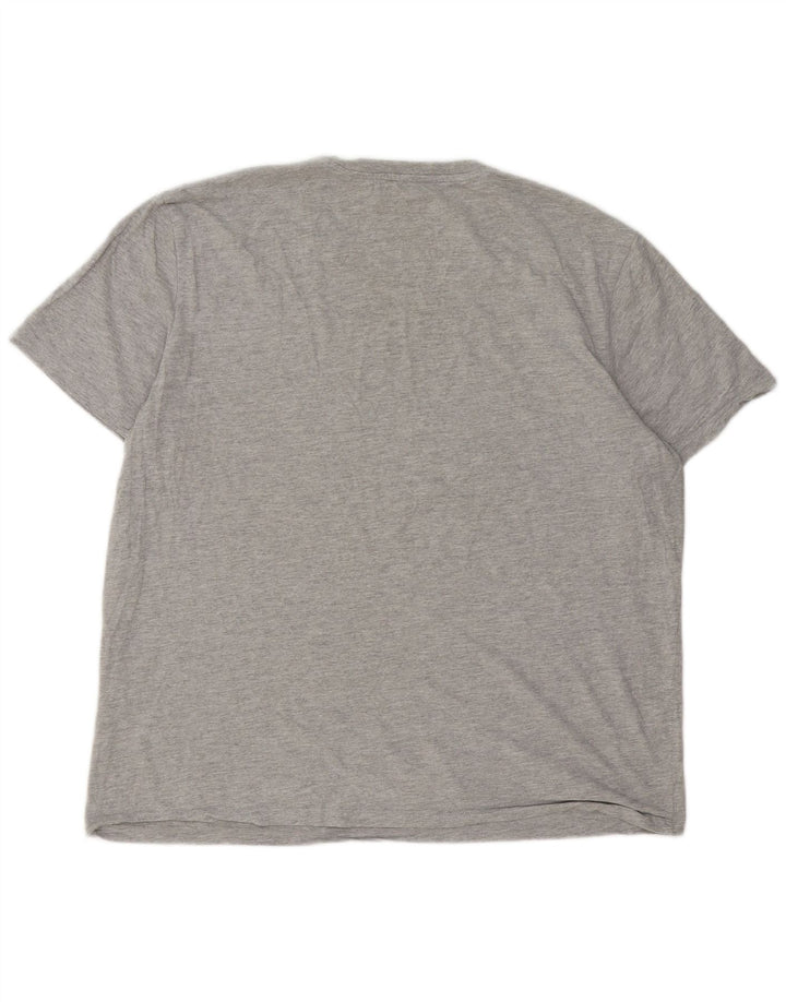 Jack & Jones T-Shirt Homme Top 2XL Gris Coton