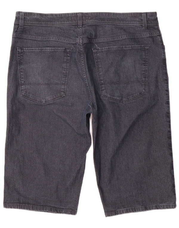 Trussardi Short en Jean W36 Large Bleu Marine Coton Homme
