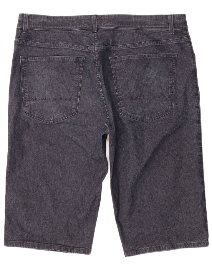 Trussardi Short en Jean W36 Large Bleu Marine Coton Homme