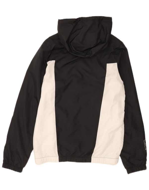 Ellesse Veste de survêtement à capuche graphique pour homme Small Noir Colourblock