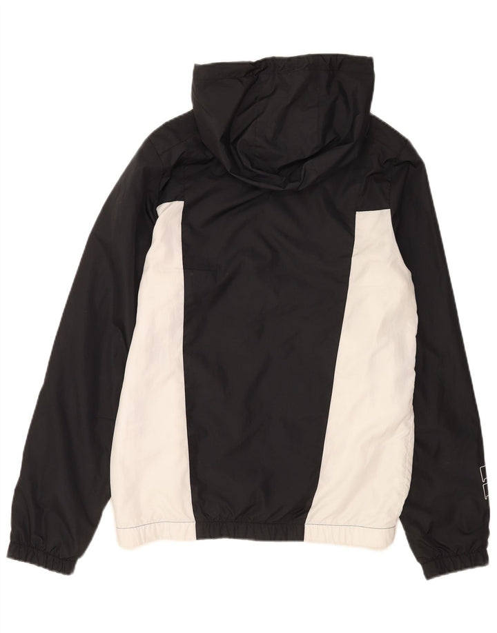Ellesse Veste de survêtement à capuche graphique pour homme Small Noir Colourblock