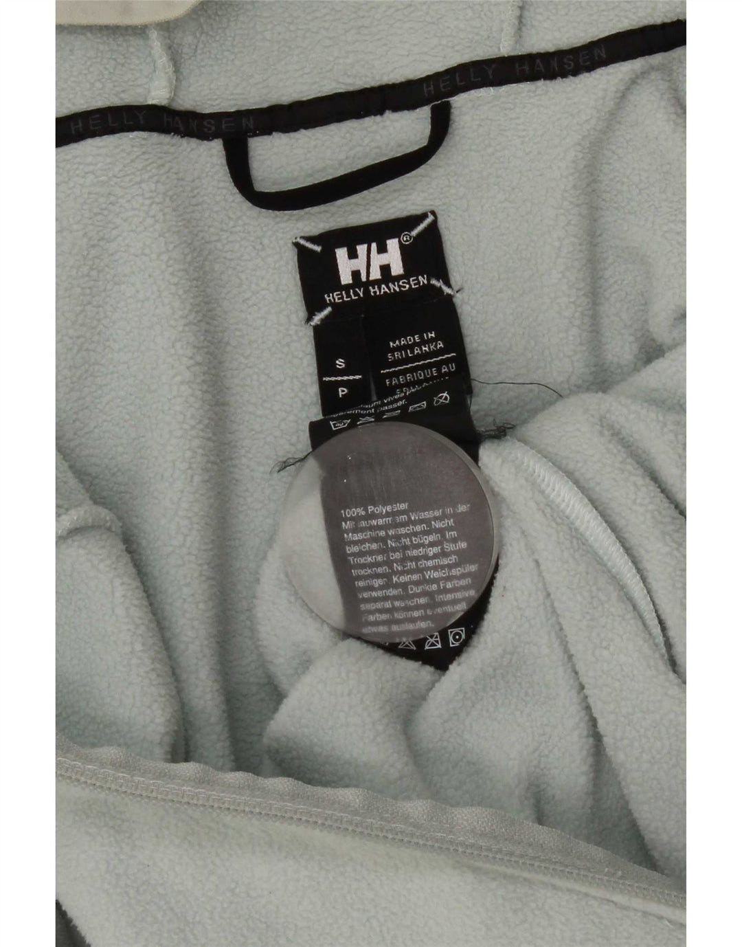 Helly Hansen Veste polaire à capuche courte pour femme UK 10 Petit Bleu Polyester