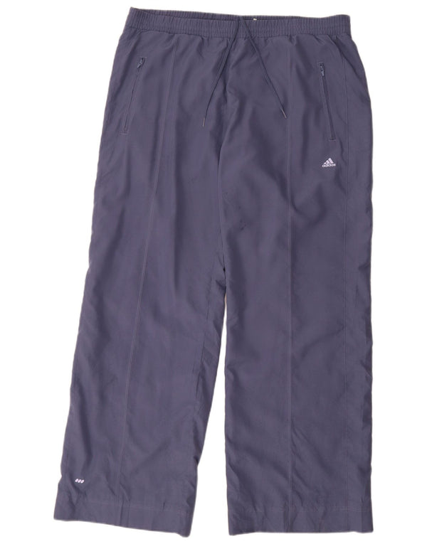 Adidas Pantalon de survêtement pour femme UK 18 XL Bleu marine Polyester