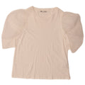 Zara Femme Chemisier Top UK 10 Petit Coton Blanc