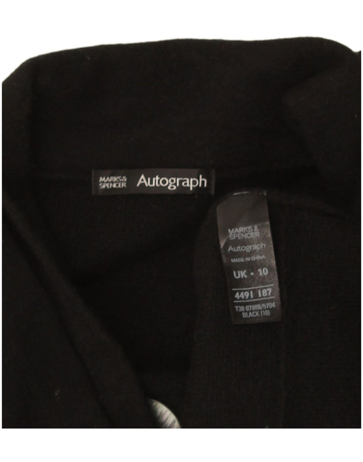 Marks & Spencer Pull cardigan autographe pour femme UK 10 Small Noir