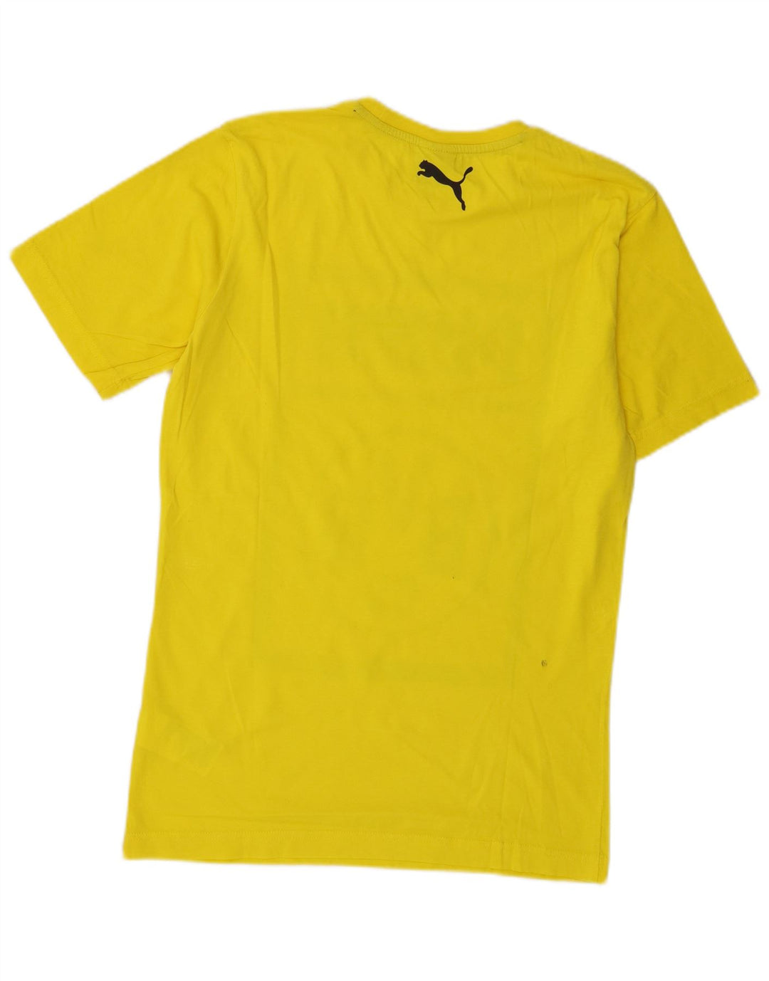 Puma T-Shirt Graphic Homme Jaune Moyen Coton