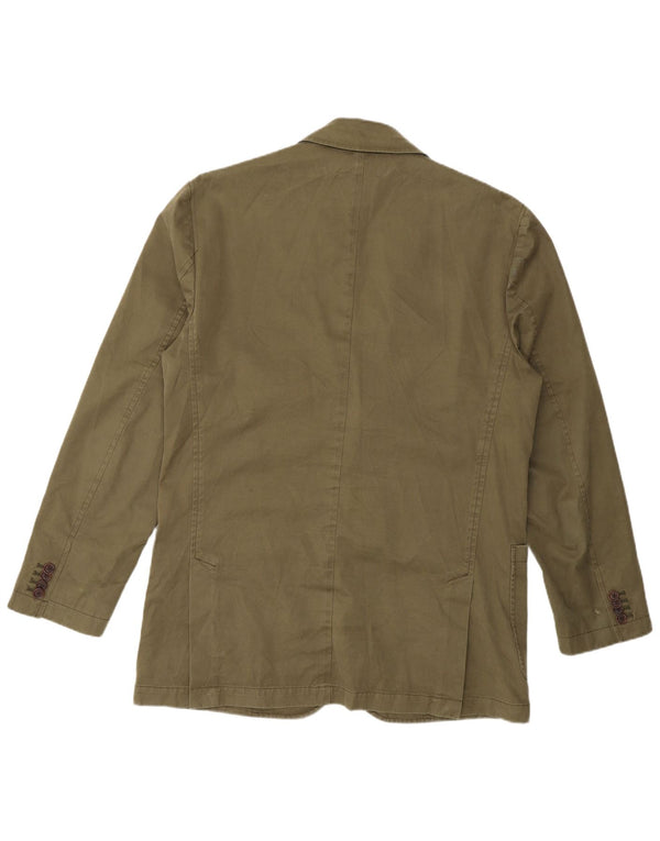Orvis Veste Blazer 2 Boutons Homme UK 40 Grand Kaki Coton