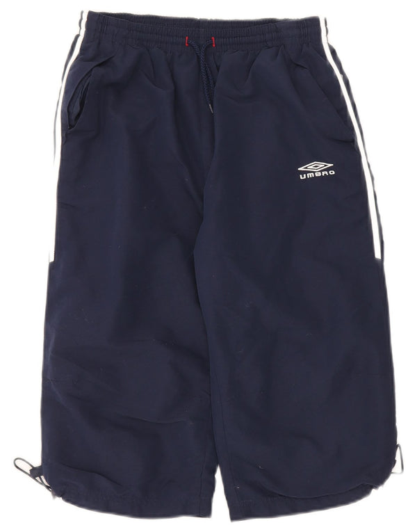 Umbro Bermuda Graphique Sport Garçon 13-14 Ans XL Bleu Marine Polyester