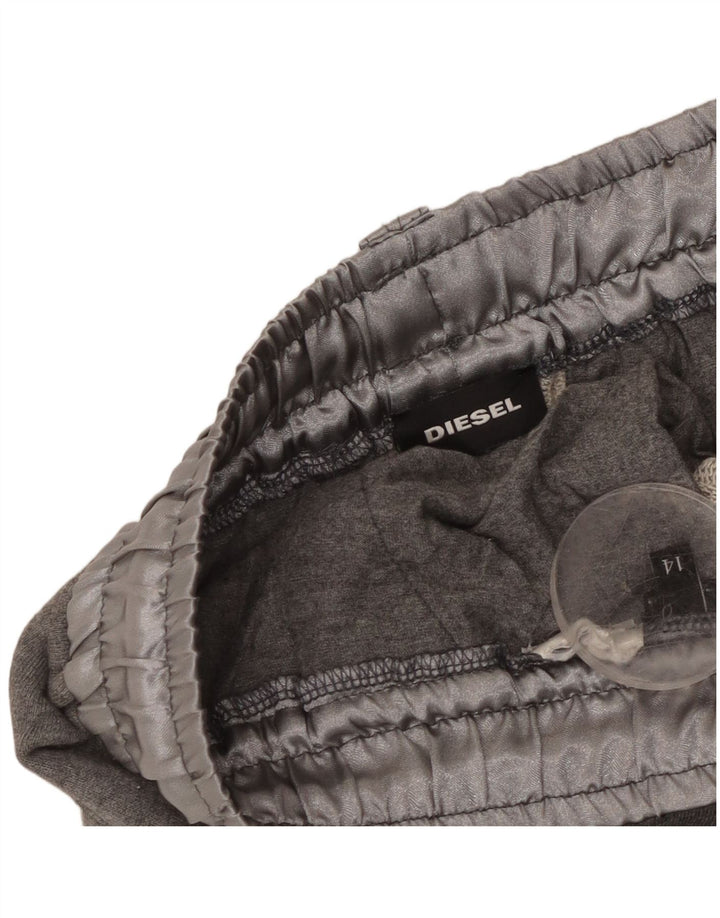 Diesel Pantalon De Survêtement Flare Fille 13-14 Ans Gris