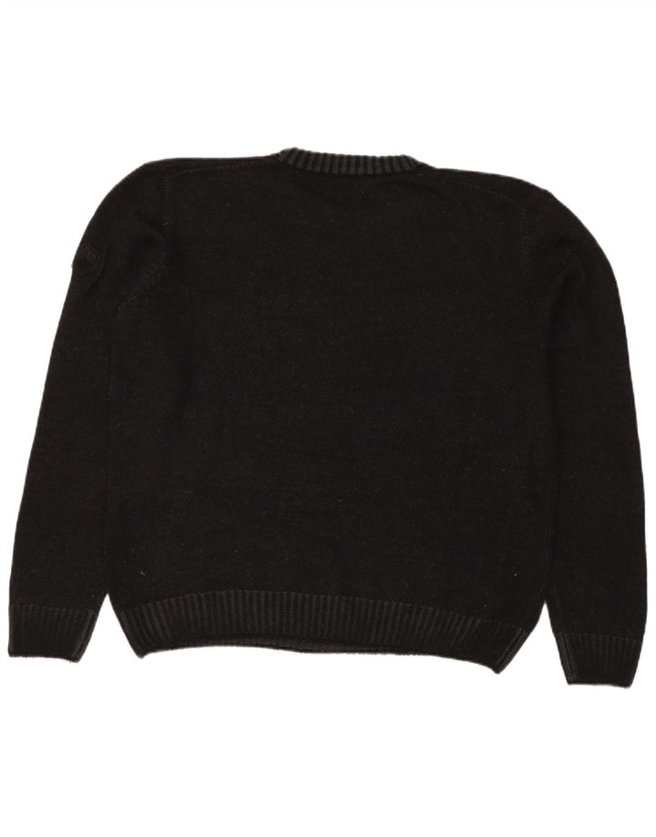 LUMBERJACK Pull à col rond pour homme 2XL Gris Acrylique