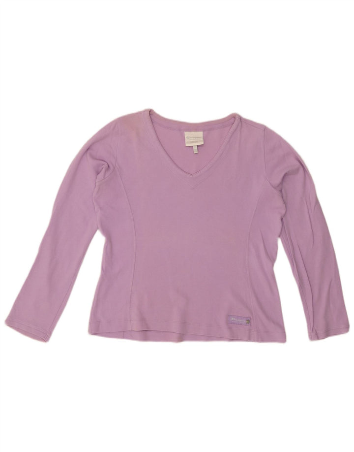 CHAMPION Haut à manches longues Easy Fit pour femme UK 14 Violet moyen