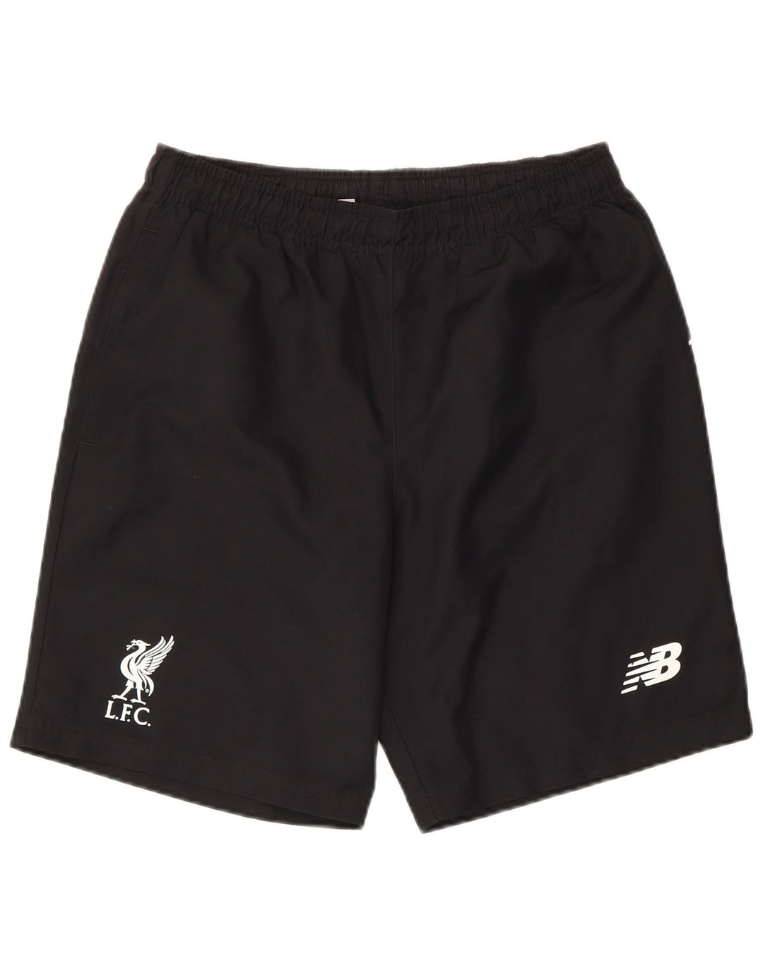 NEW BALANCE Short de Sport Liverpool Homme Noir Moyen Polyester