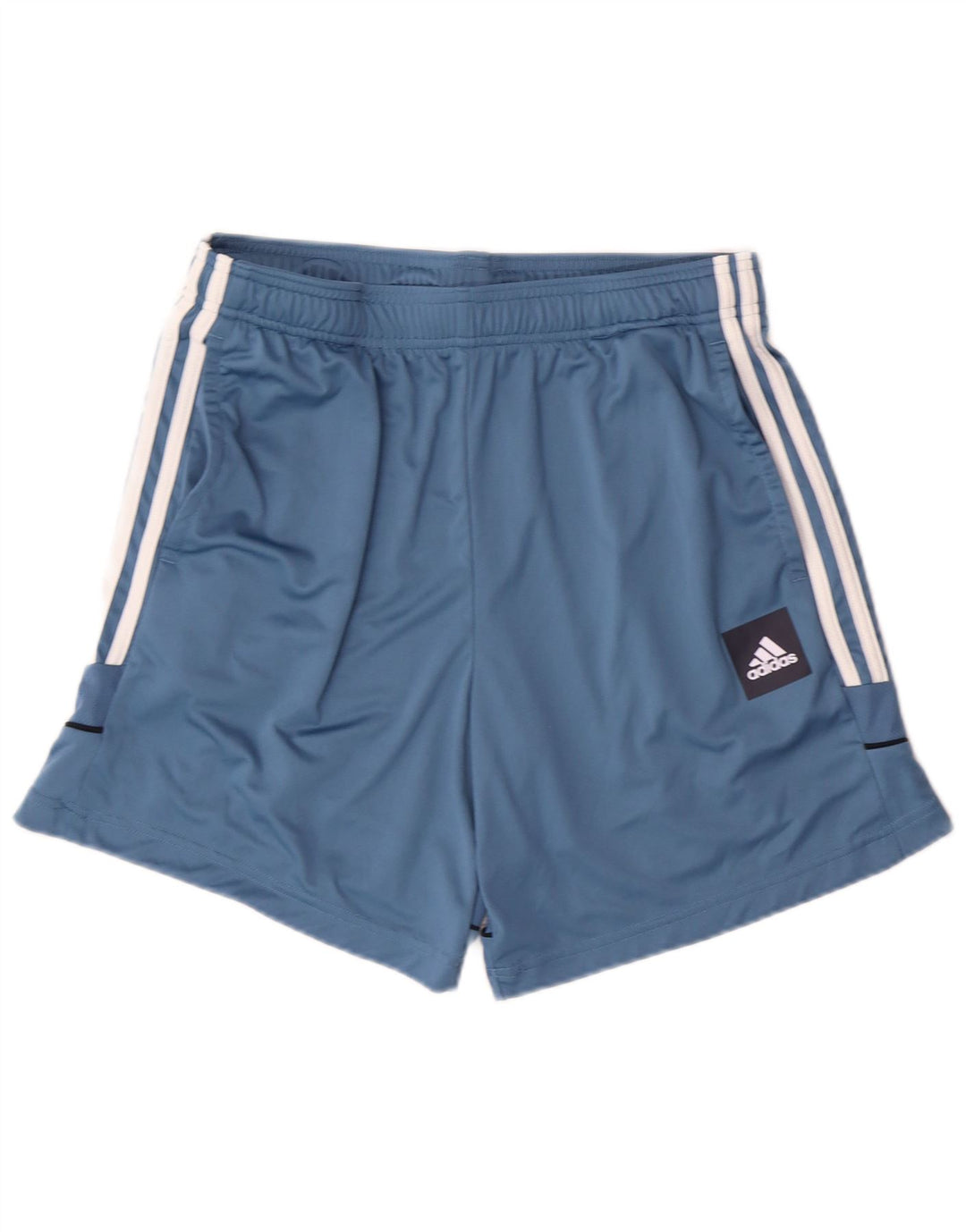 ADIDAS Short de Sport Homme Rayé Bleu Moyen Polyester Sports