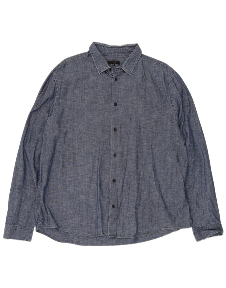 Cos Chemise Homme XL Bleu Coton