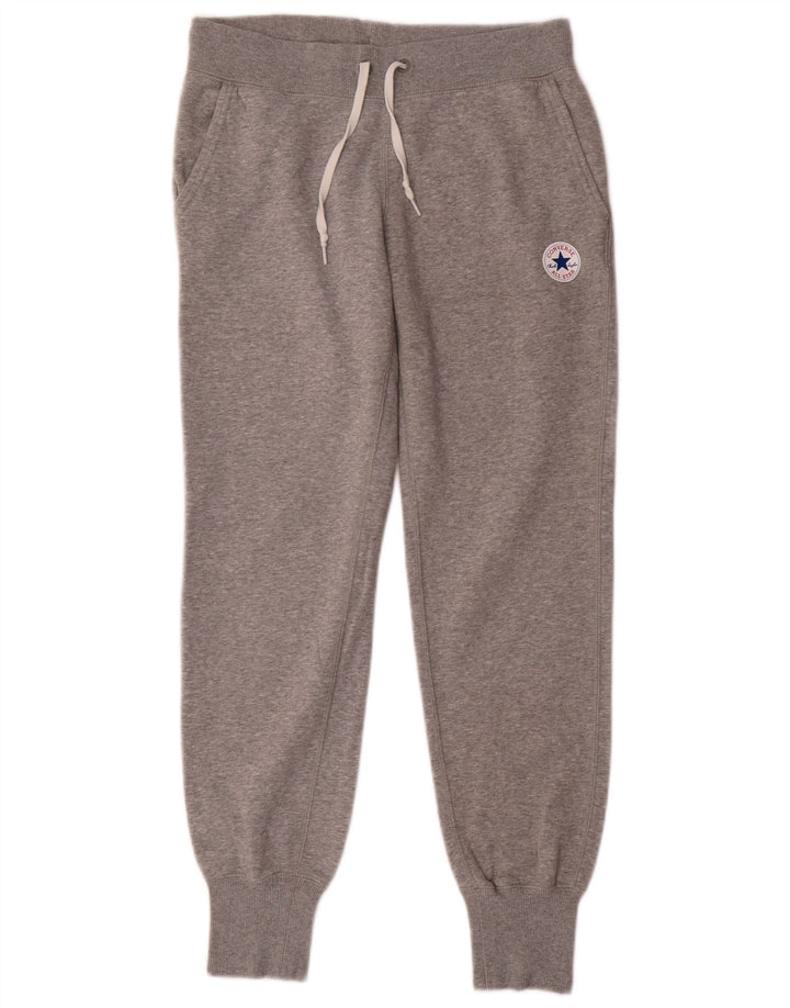 Converse Pantalon de survêtement pour homme en coton moucheté petit gris