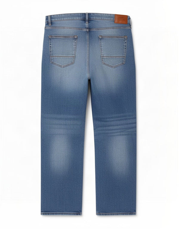 Marks & Spencer Jean droit homme W42 L31 bleu coton