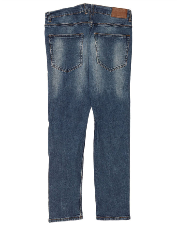 French Connection Jean Slim Homme W36 L32 Bleu Coton