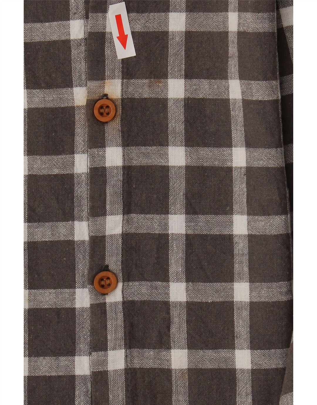 Zara Chemisier surdimensionné à manches courtes pour femme UK 14 Gris moyen à carreaux