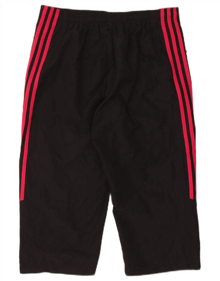 Adidas Pantalon de survêtement Capri pour femme UK 16 Large Noir Polyester