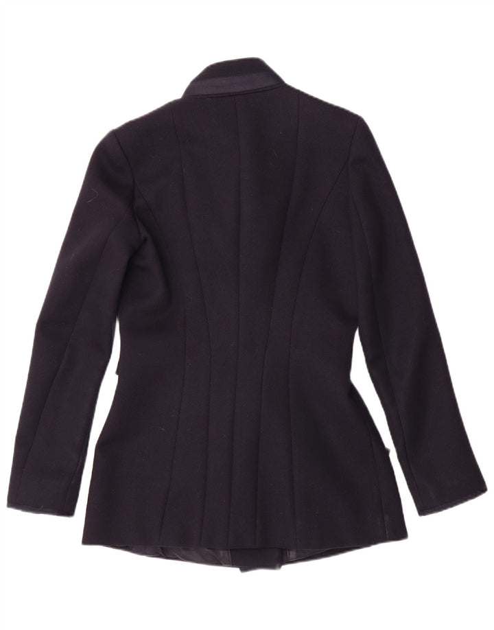 Reiss Pardessus Femme UK 4 XS Bleu Marine Laine