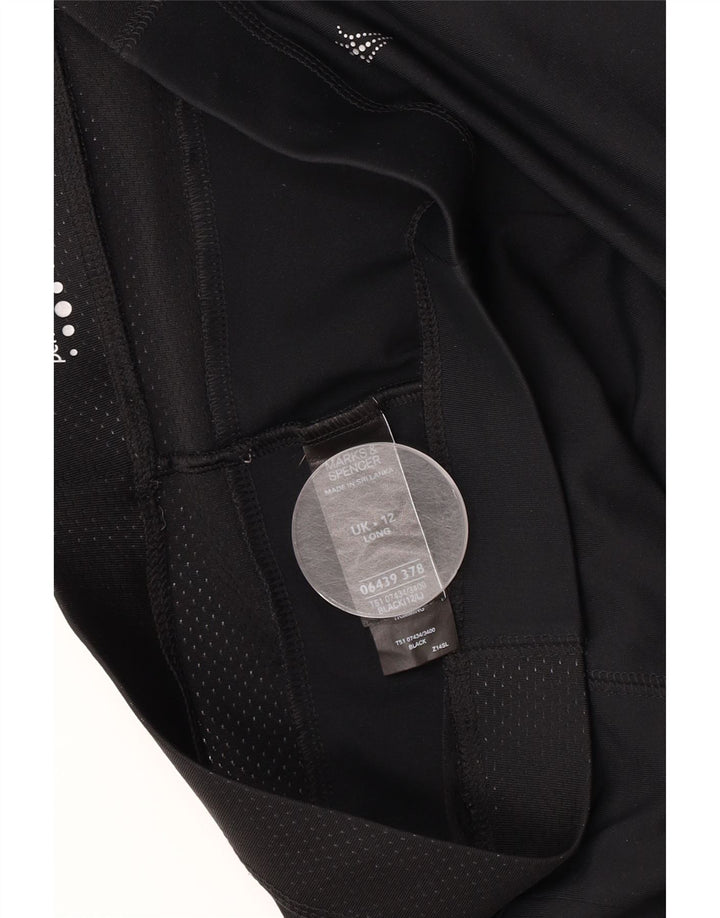 Marks & Spencer Pantalon de survêtement Performance pour femme UK 12 Medium Noir