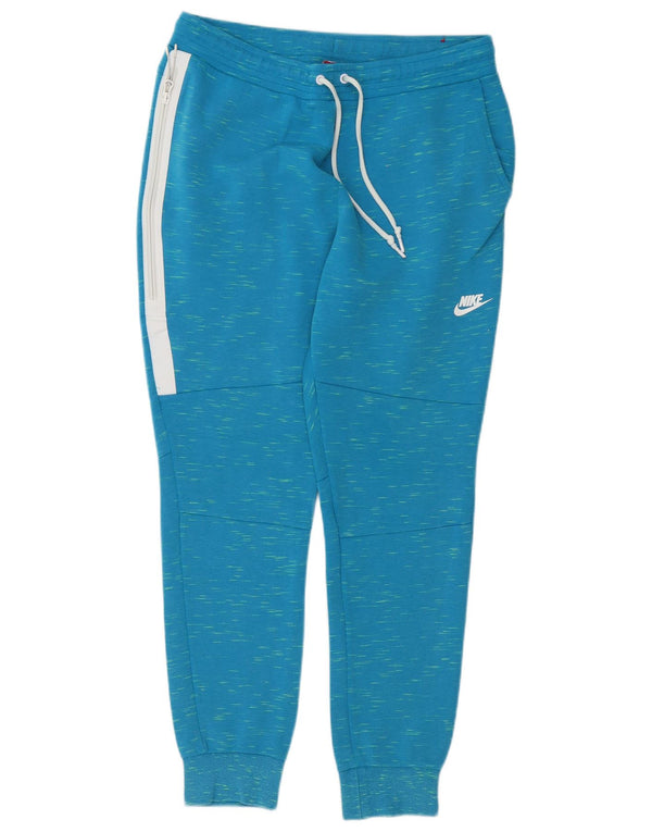 Nike Pantalon de survêtement pour homme en coton color block Bleu Taille L