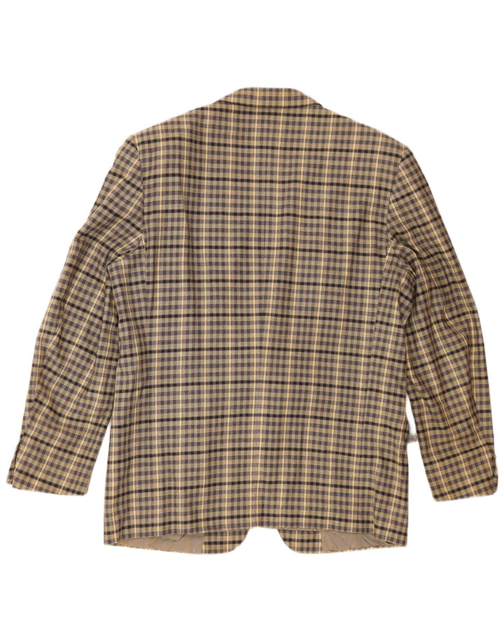Roberta di Camerino Veste blazer à 2 boutons pour homme IT 52 XL Beige Vichy