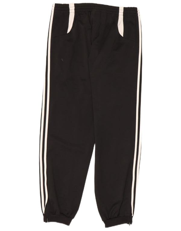 Adidas Pantalon de survêtement pour homme Joggers UK 40/42 Moyen Noir Polyester