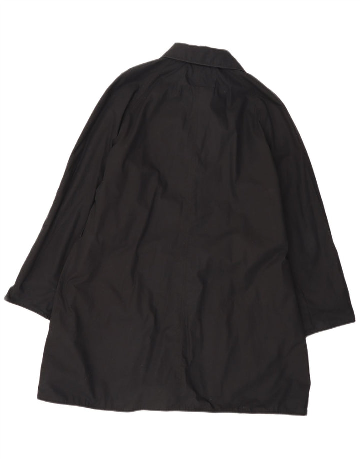 HOBBS Manteau réversible à motif abstrait pour femme UK 16 Large Noir