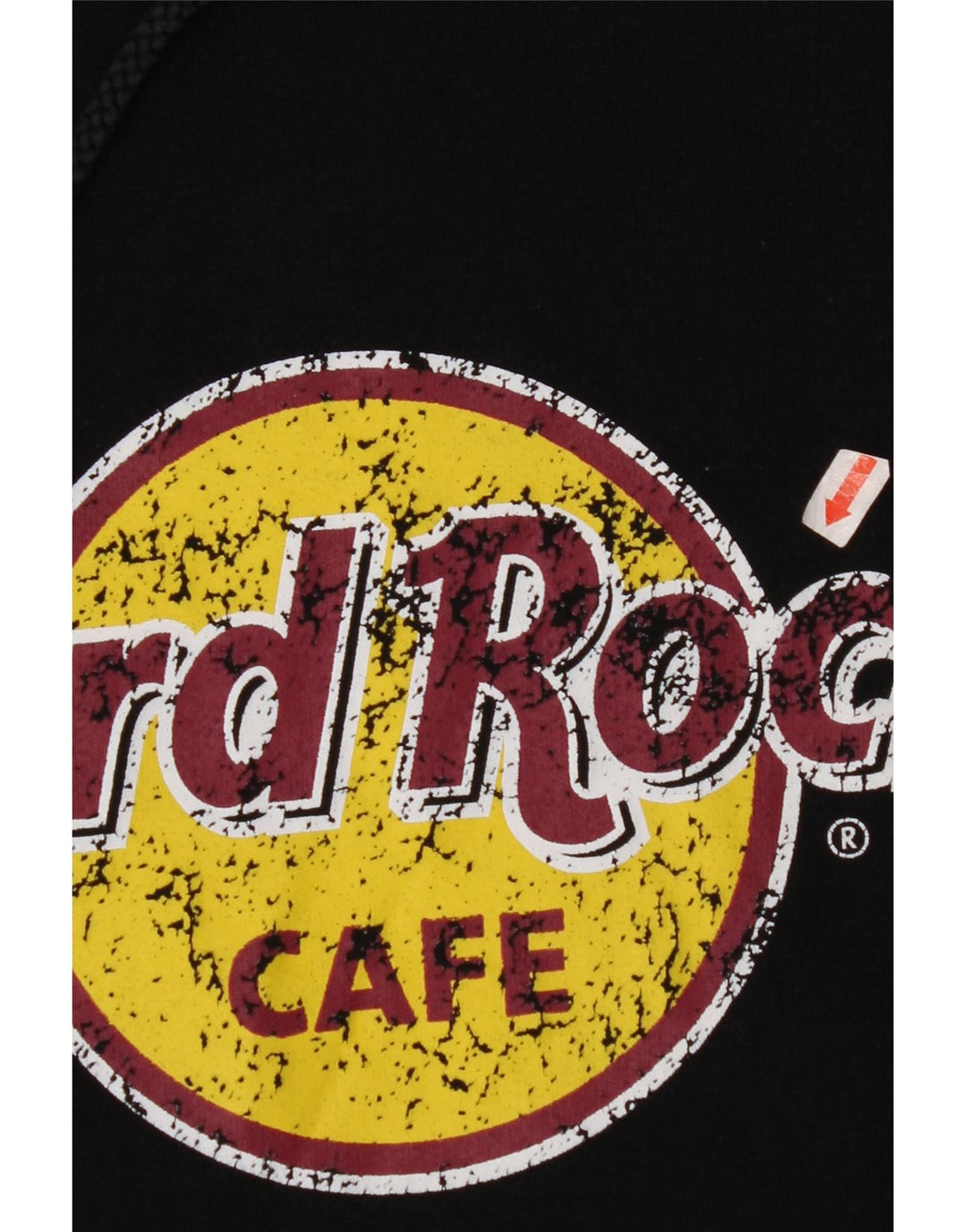 HARD ROCK CAFE Pull à capuche graphique Vienna pour hommes, grand coton noir
