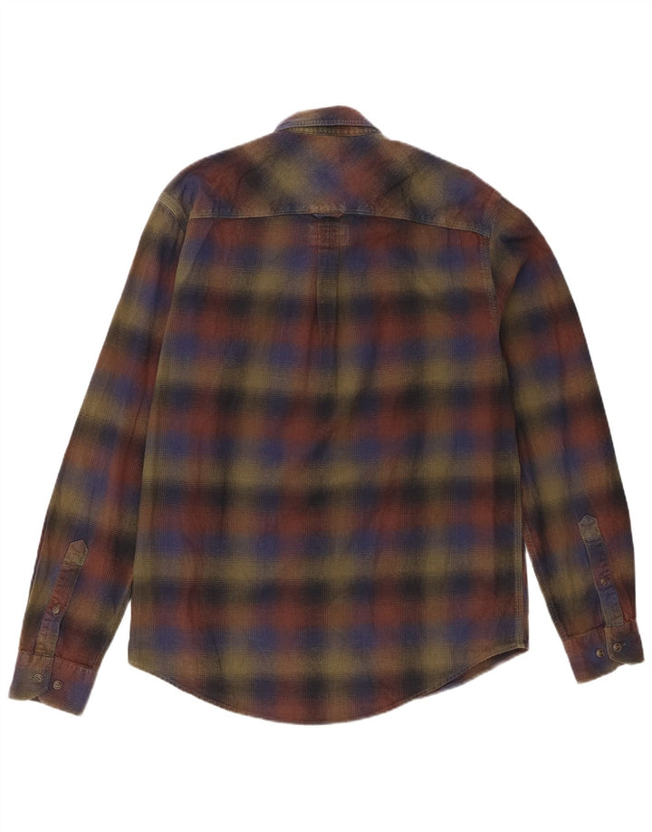 Timberland Chemise Regular Fit Flanelle Homme Coton à Carreaux Multicolore Moyen